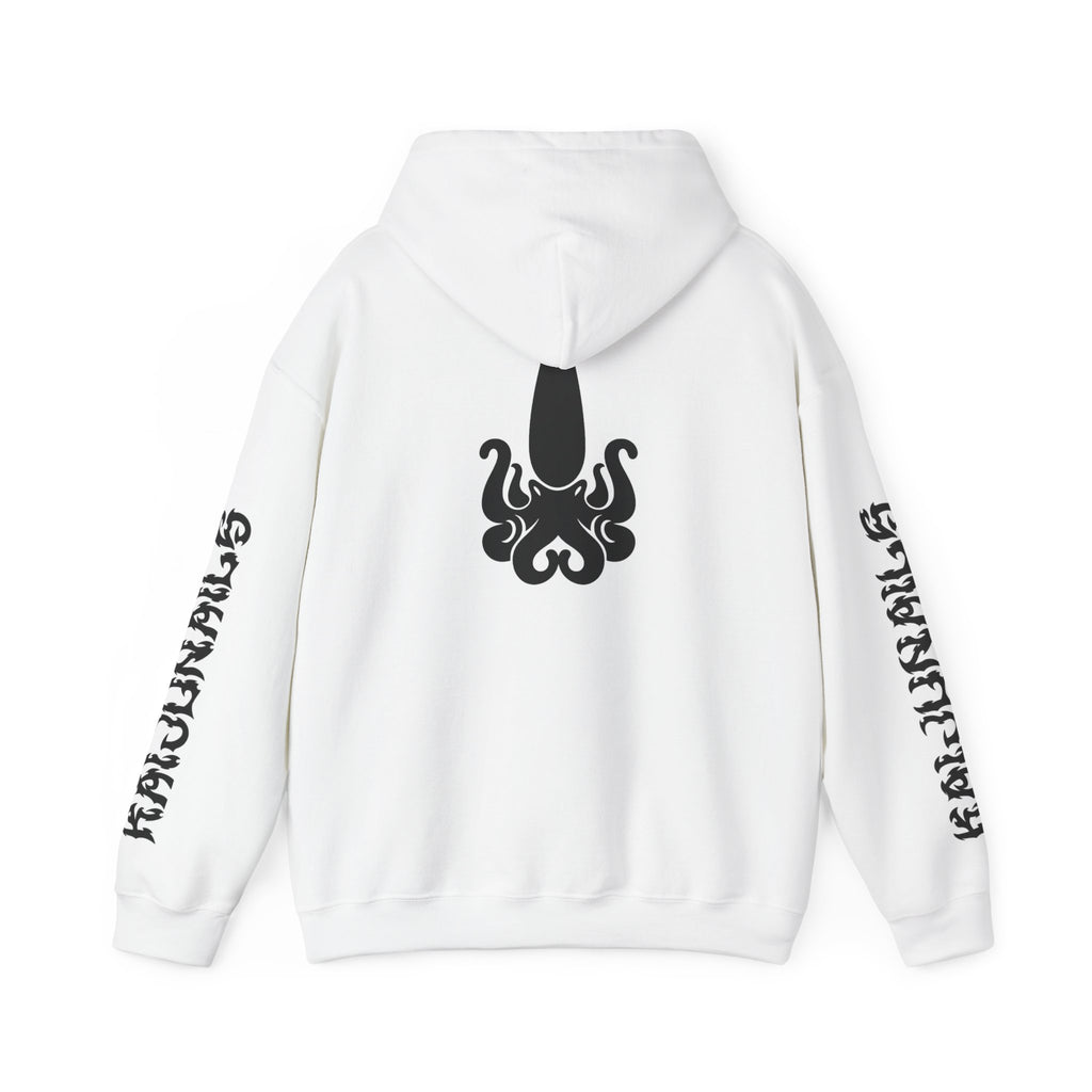 Kaiju Nails Emblem Hoodie — Black Kaiju Nails Logo Pullover