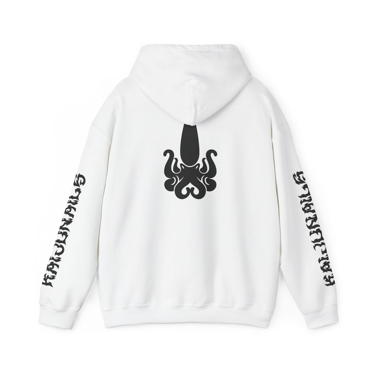Kaiju Nails Emblem Hoodie — Black Kaiju Nails Logo Pullover