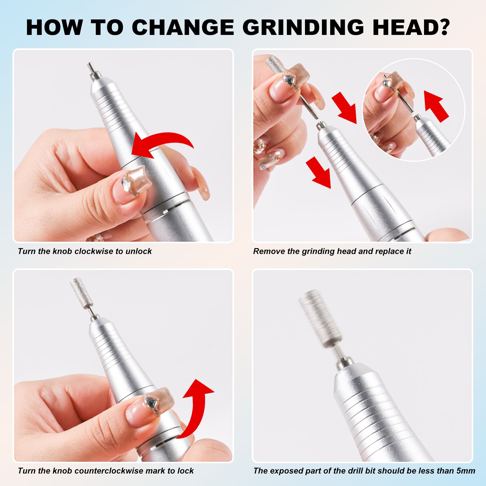 Teddy Twirl Nail Drill