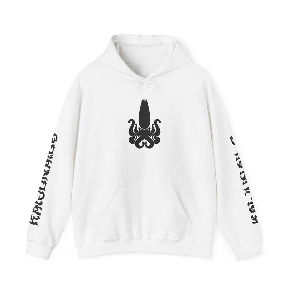 Kaiju Nails Emblem Hoodie — Black Kaiju Nails Logo Pullover