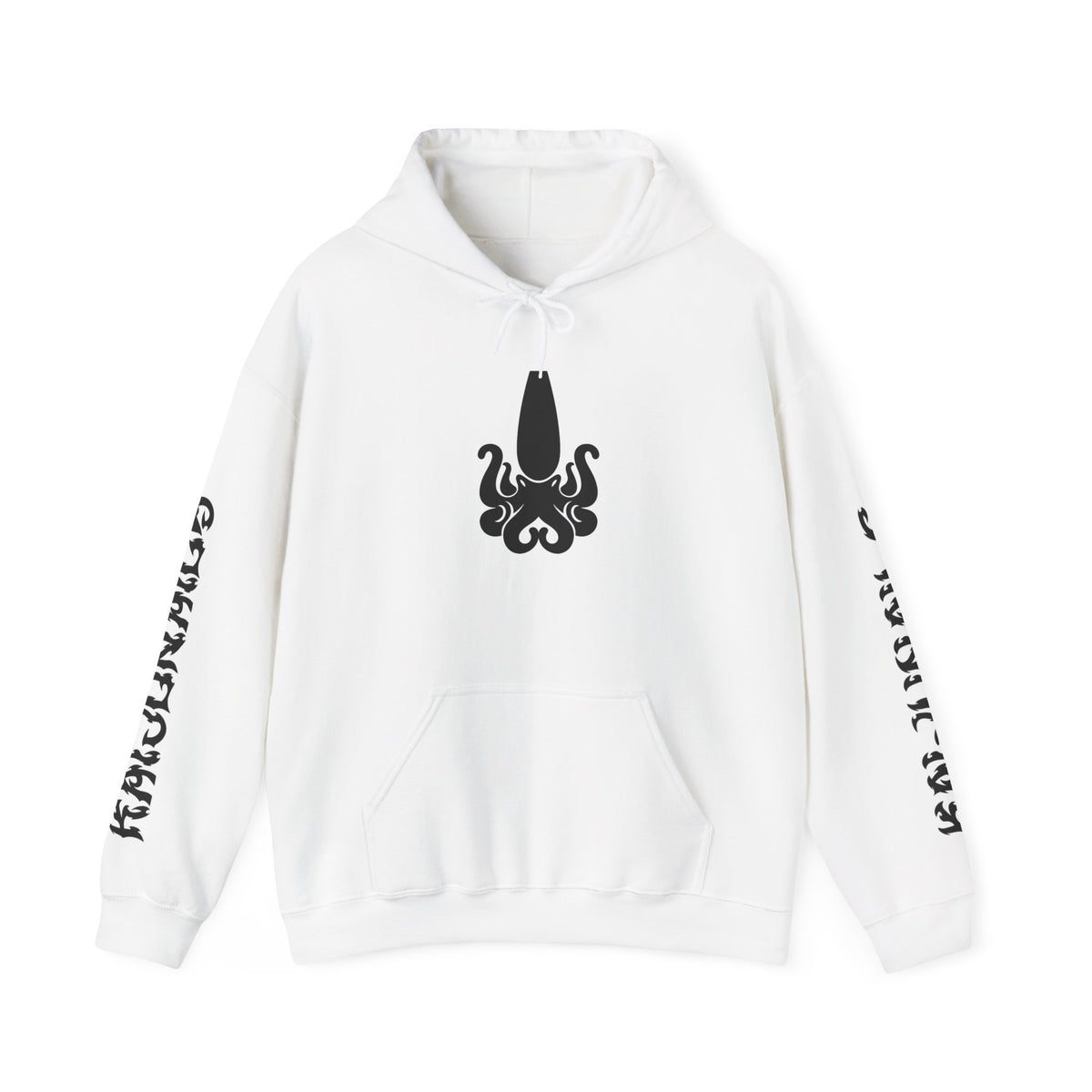 Kaiju Nails Emblem Hoodie — Black Kaiju Nails Logo Pullover