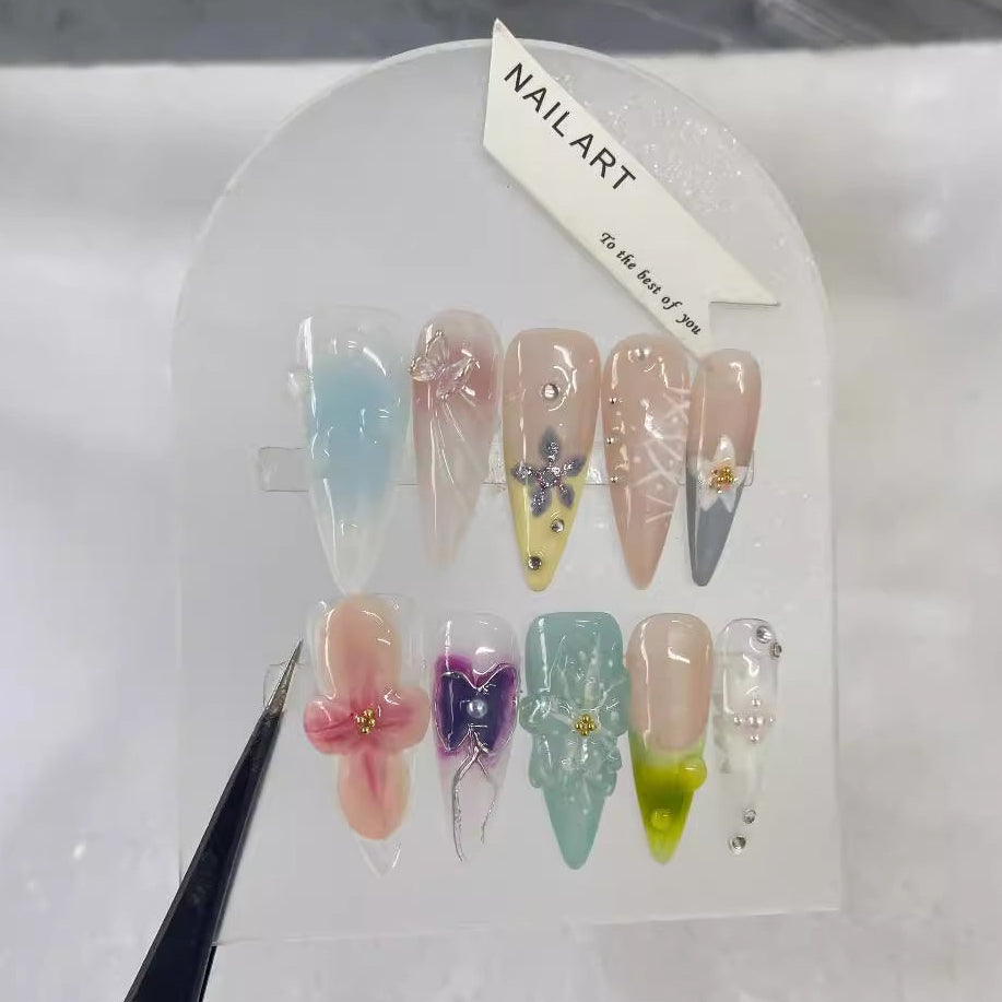 Salvia Skies Press-On Nail Set