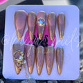 Pink Diamond Press-On Set