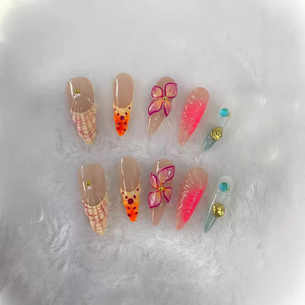 Santa Monica Press-On Nail Set